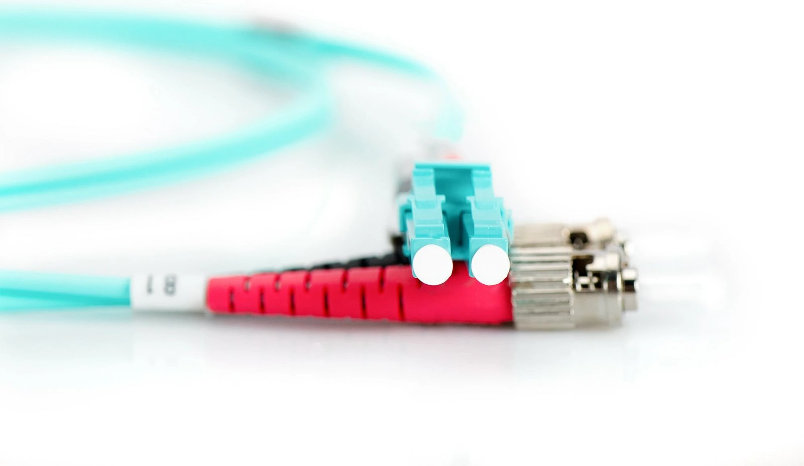 Kabllo optike Digitus LWL Patchkabel LC-ST 5m OM3 aqua