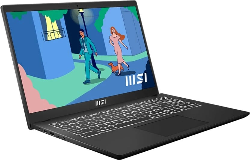 Laptop MSI Modern 15 B13M-1086PL, 15.6", Intel Core i7-1355U, 16 GB RAM, 512 GB SSD, Windows 11, Zi