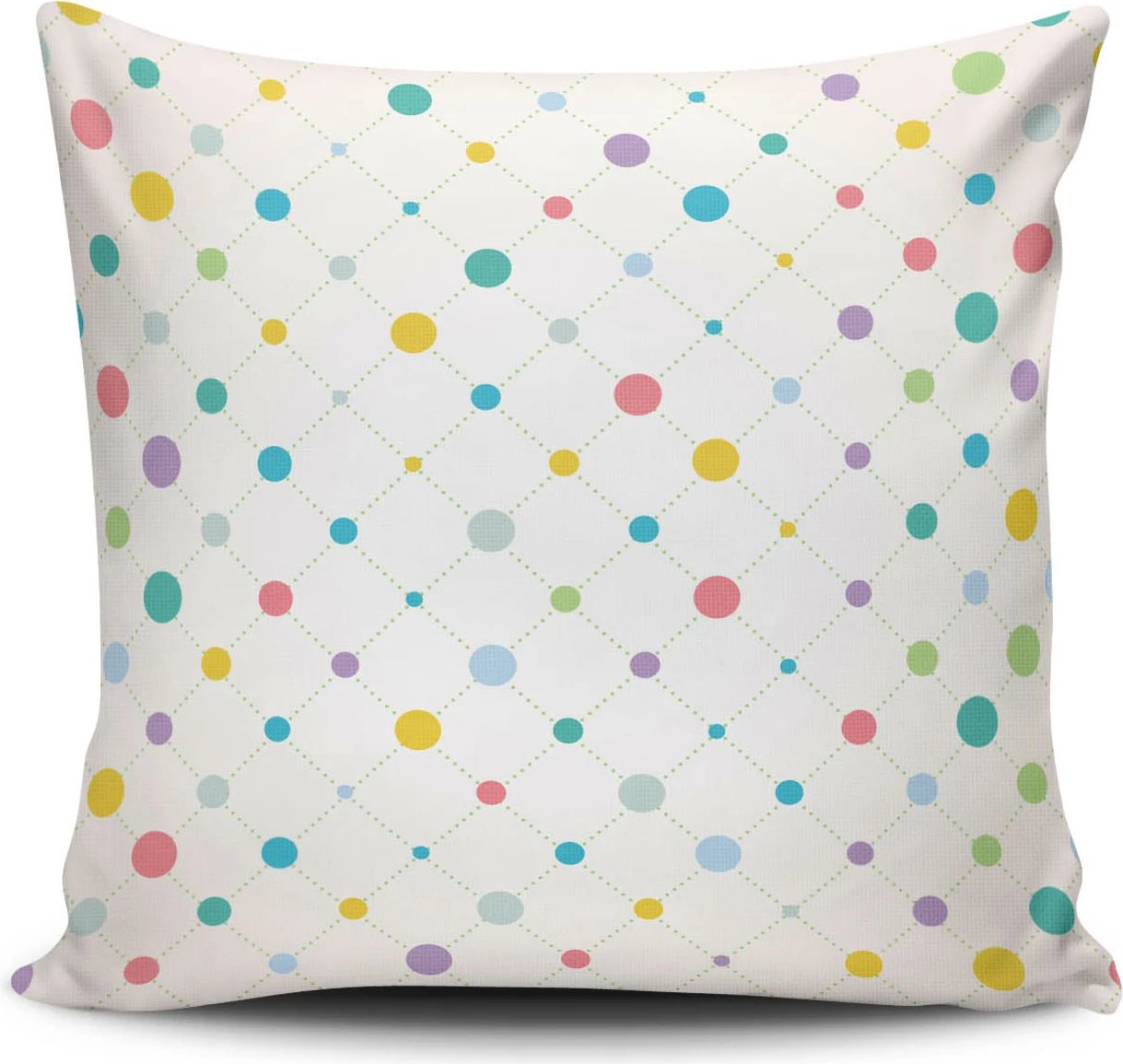 Jastëkë mbulesë Aberto Design, NKLF-375, shumëngjyrëshe, 43x43cm