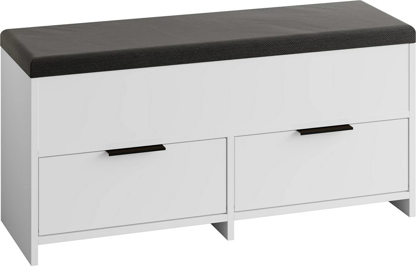 Dollap këpucësh Skye Decor, stol për këpucë Cove, i bardhë