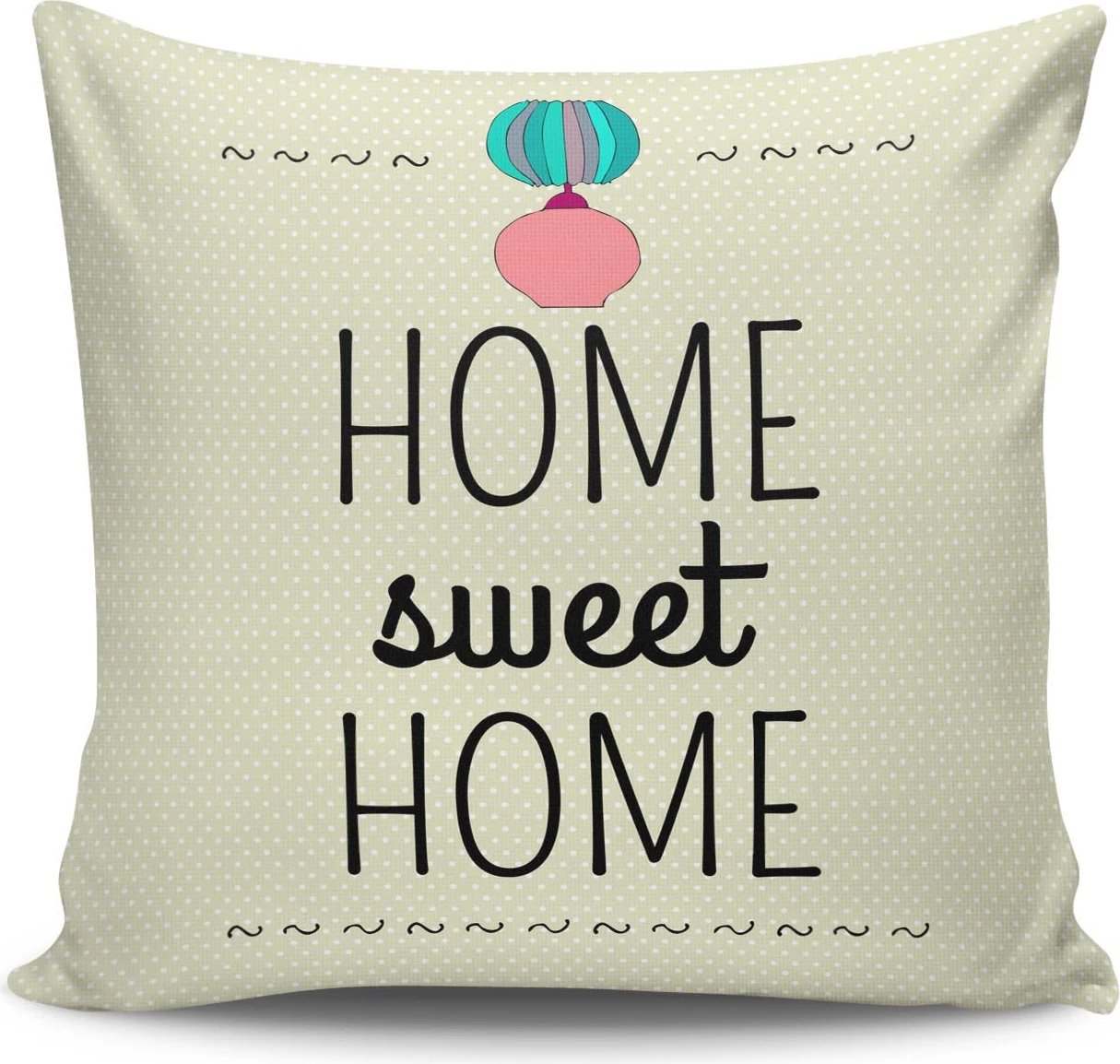 Jastëk mbulesë Aberto Design, NKRLNT-033, pa mbushje, shumëngjyrëshe, 43x43cm