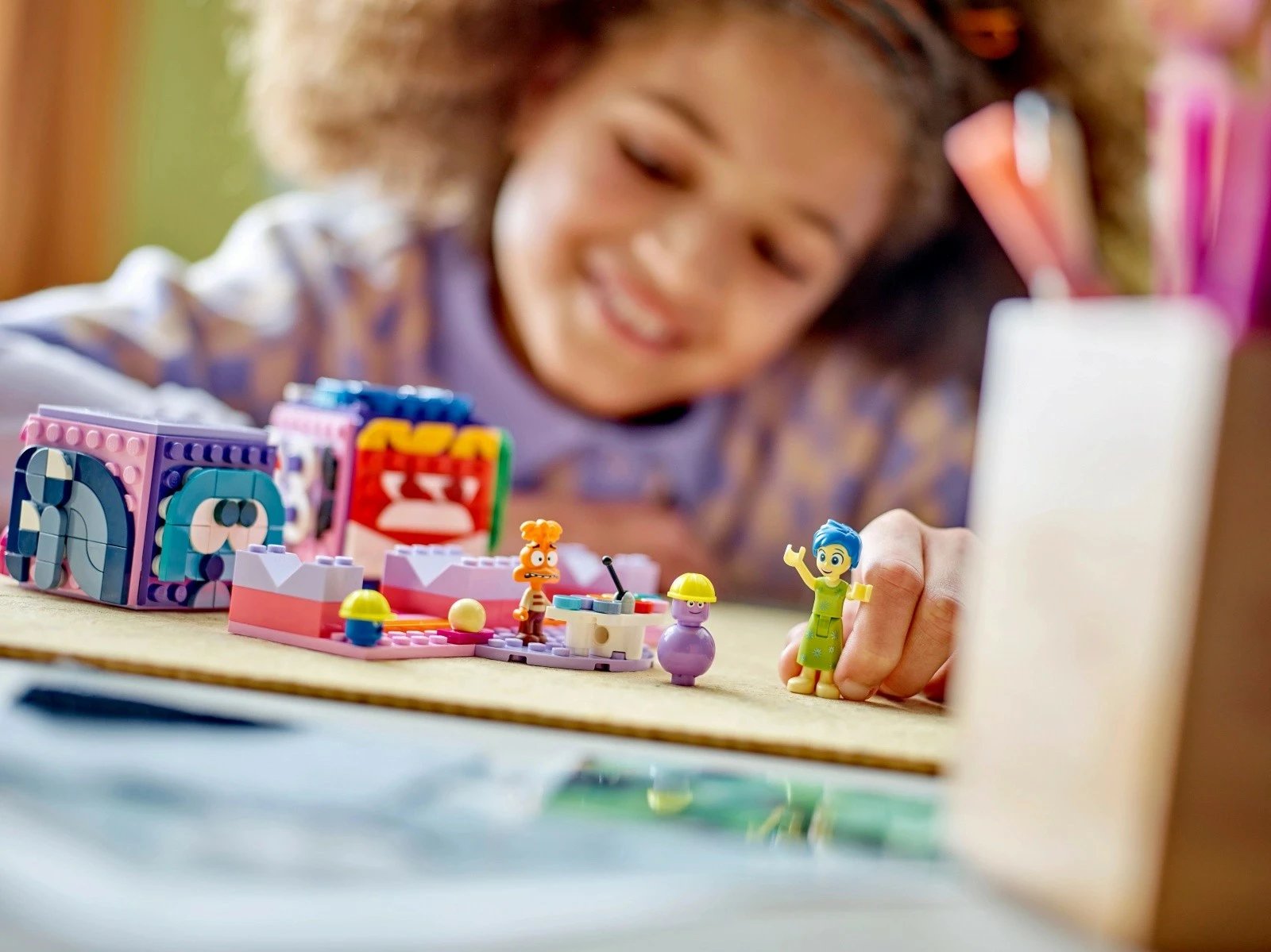 Set LEGO Disney Inside Out 2 Emotion Cubes 43248, 394 pjesë, shumëngjyrësh