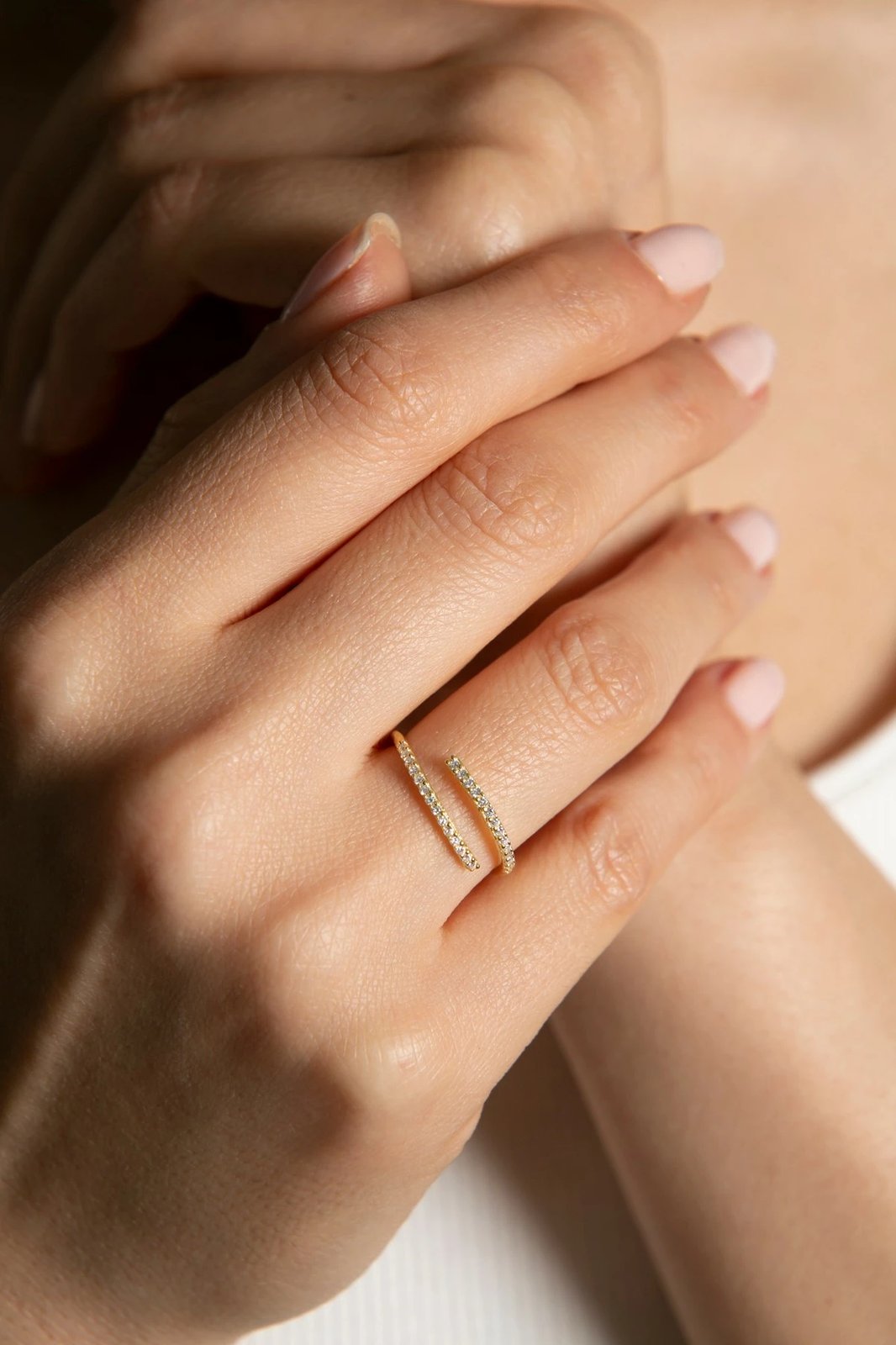 Unazë argjendi ngjyrë ari, Elika, ELKAB92032A