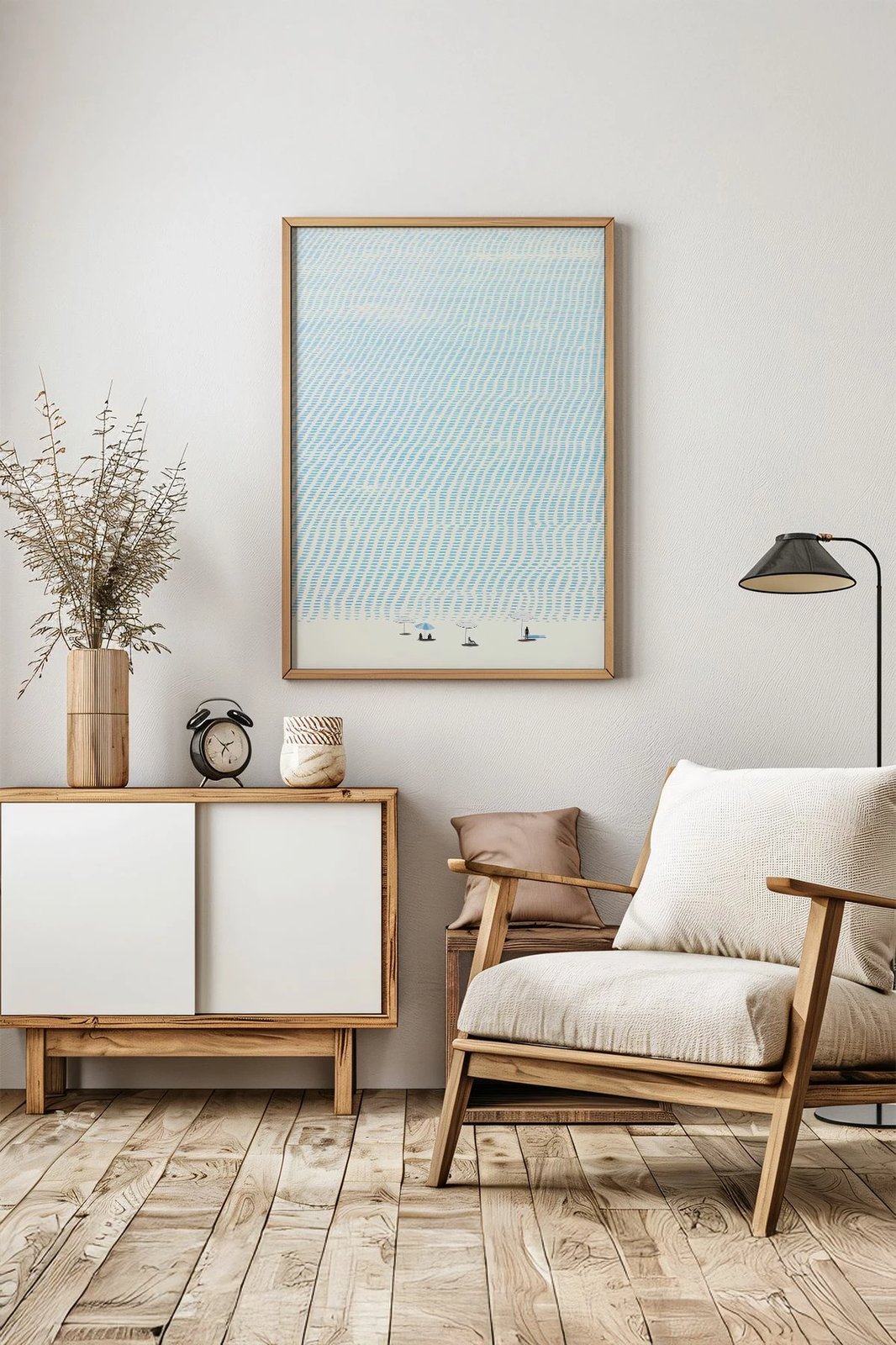 Pikturë dekorative me kornizë, Wallity, Lmnmdl42, shumëngjyrëshe