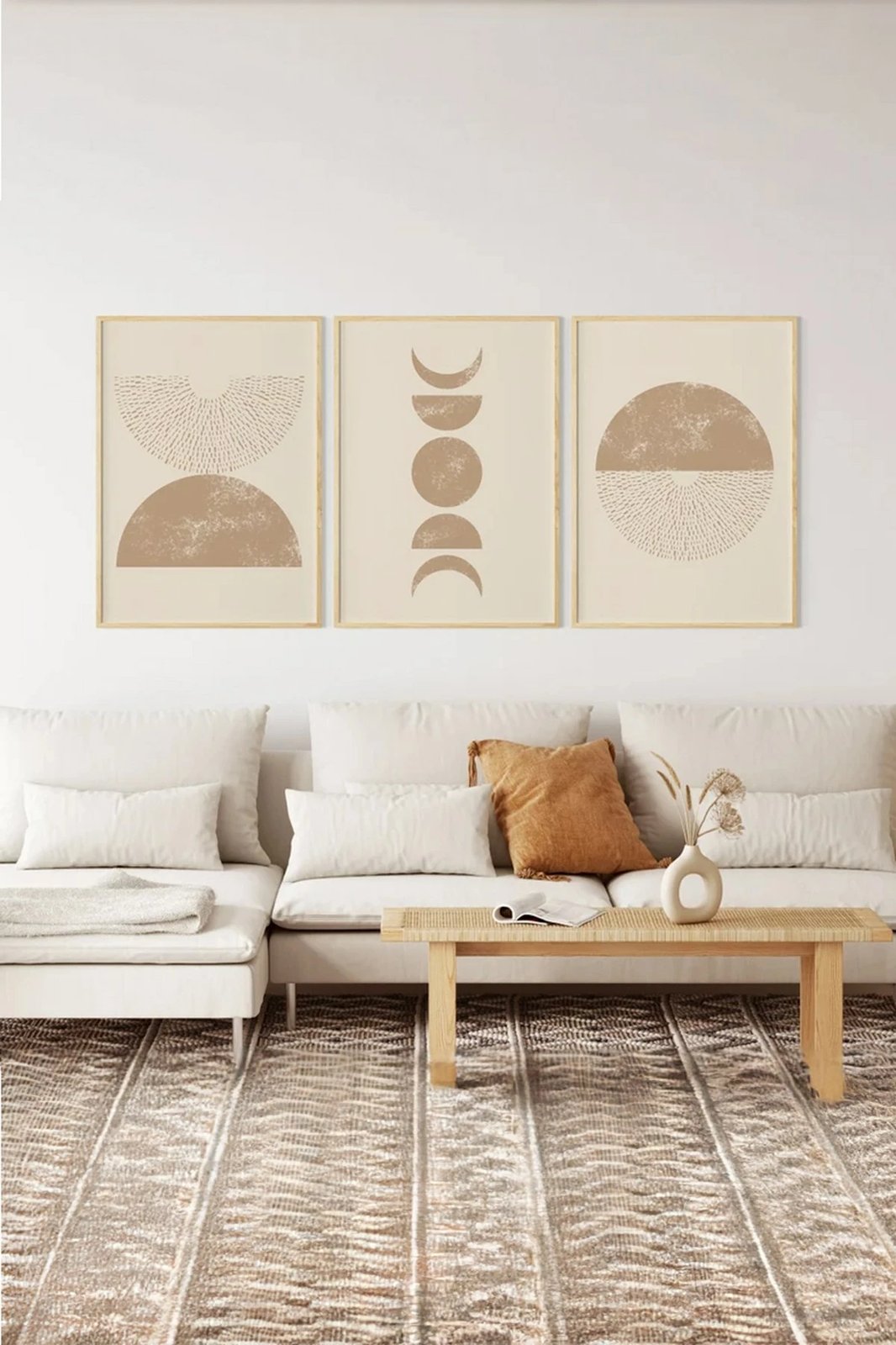 Pikturë dekorative me kornizë (3 copë), Wallity, 3Dartsohoset4