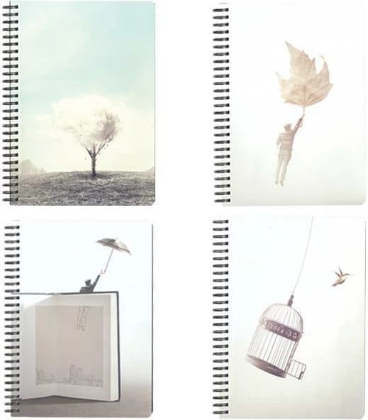 Bllok shënimesh spiral Next Escape 21x29cm, 3 lëndë, 105 faqe