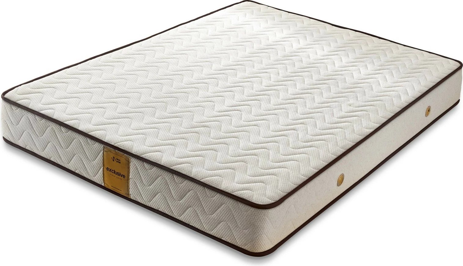 Dyshek memory foam Visco Exclusive, Skye Decor, 100x200 cm, i bardhë/kafe, një copë
