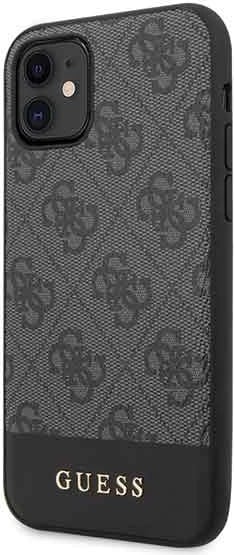 Mbështjellës Guess 4G Stripe për iPhone 11/XR, 6.1", Gri