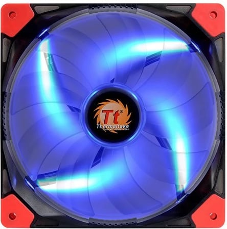 Ventilator kase Thermaltake Luna 14 LED, 140mm, 1000 RPM, Blue