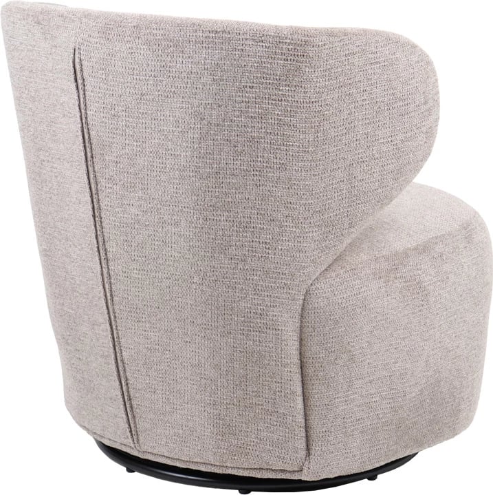 Fotel Marelia rrotulluese, material stof, ngjyrë ulliri, 73x76x76cm