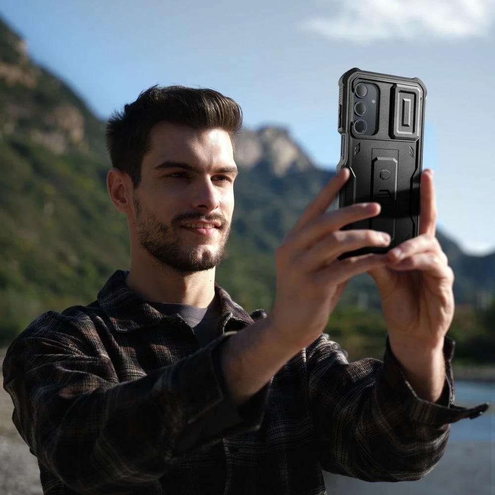 Mbështjellës Tech-Protect Kevlar Cam+ për Samsung Galaxy A16, i zi