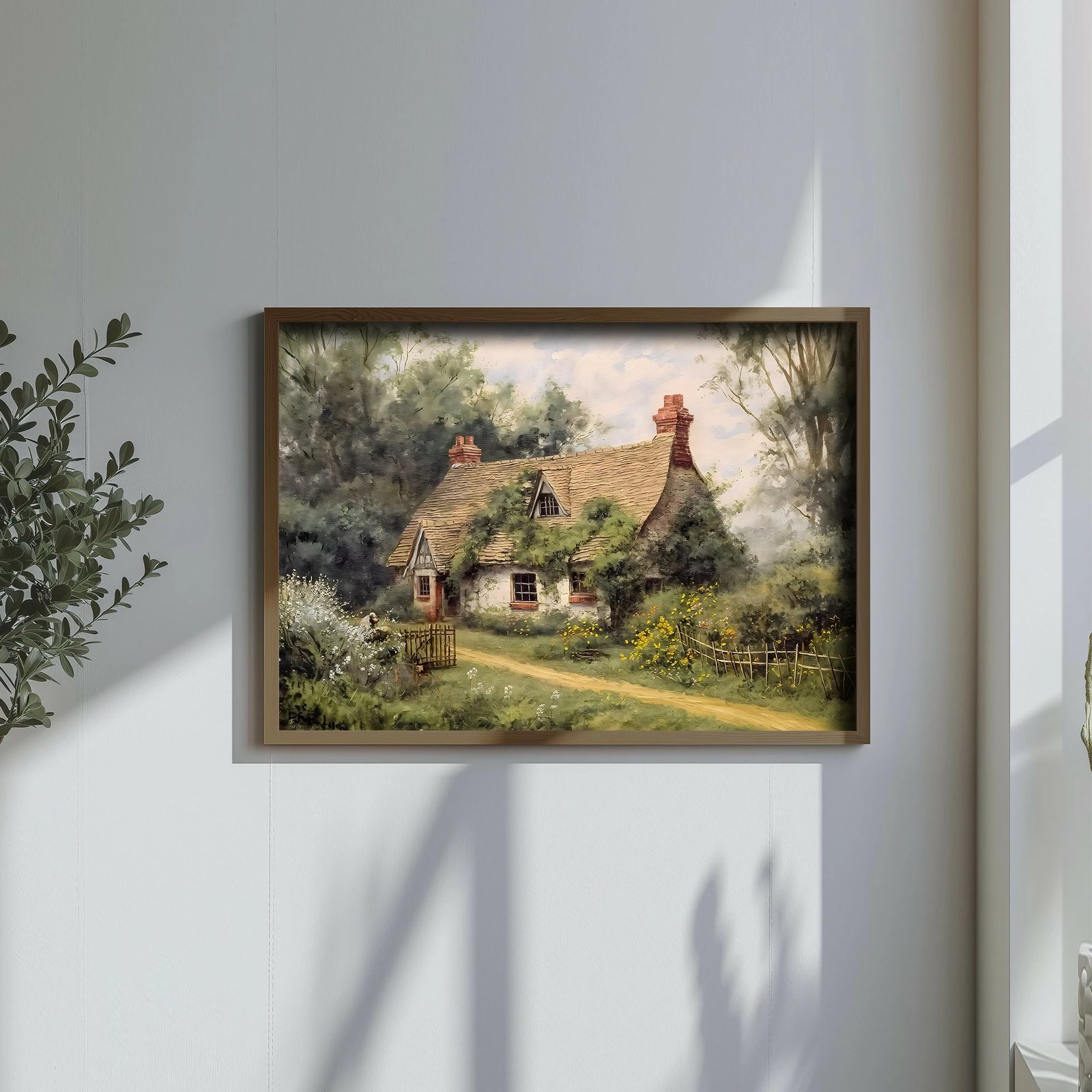 Pikturë dekorative me kornizë MDF, shumëngjyrëshe, Wallity, GE177-L