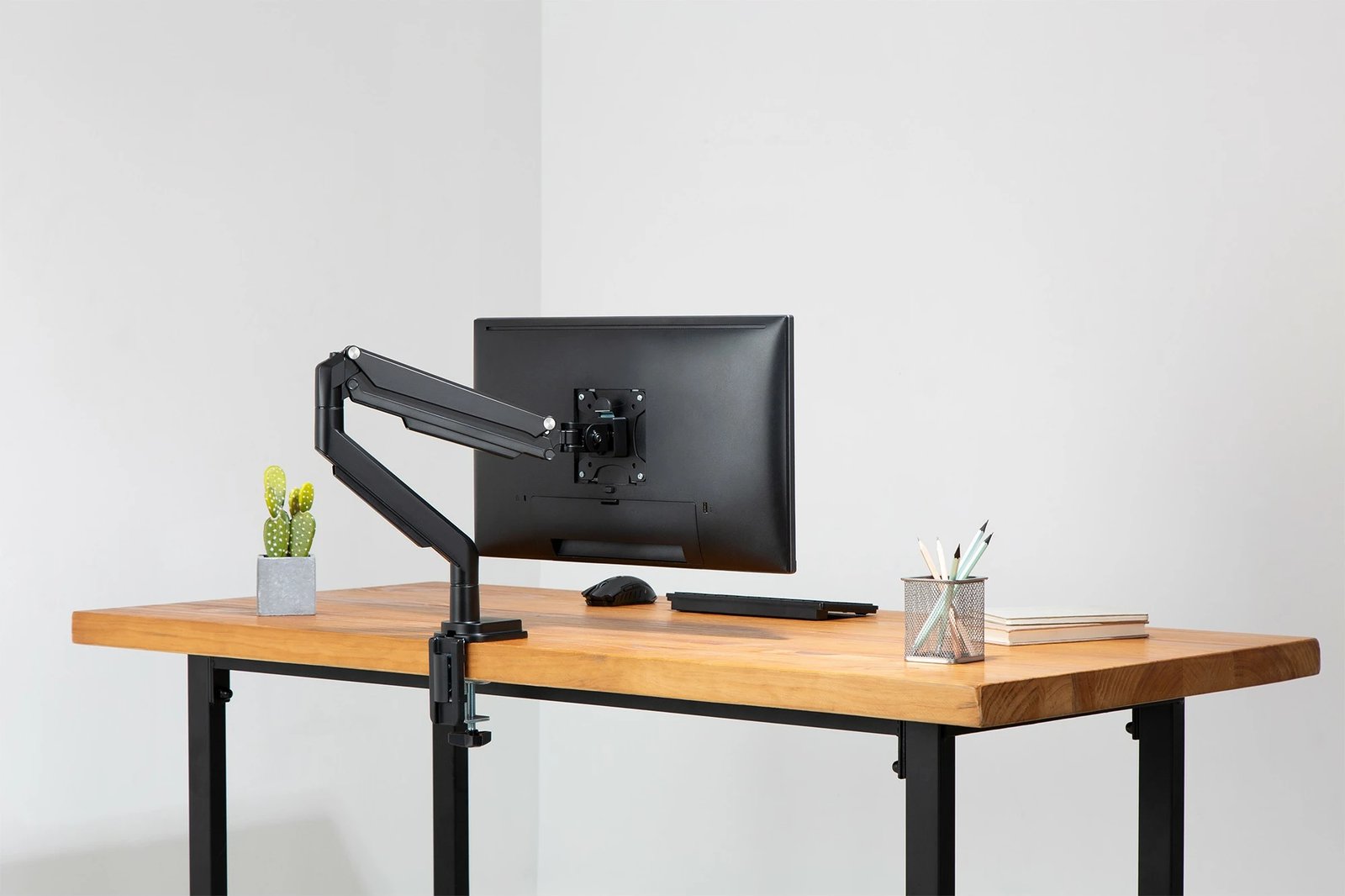 Mbajtës monitori Digitus, Universal, Gas Spring, Clamp Mount, 9 kg, 15"-32", i zi