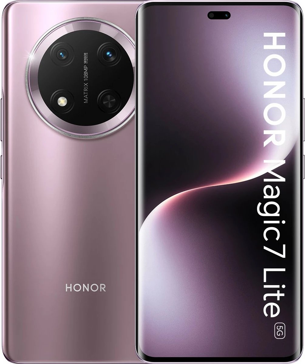 Celular Honor Magic7 Lite 5G, 8GB RAM, 256GB, Titanium Purple