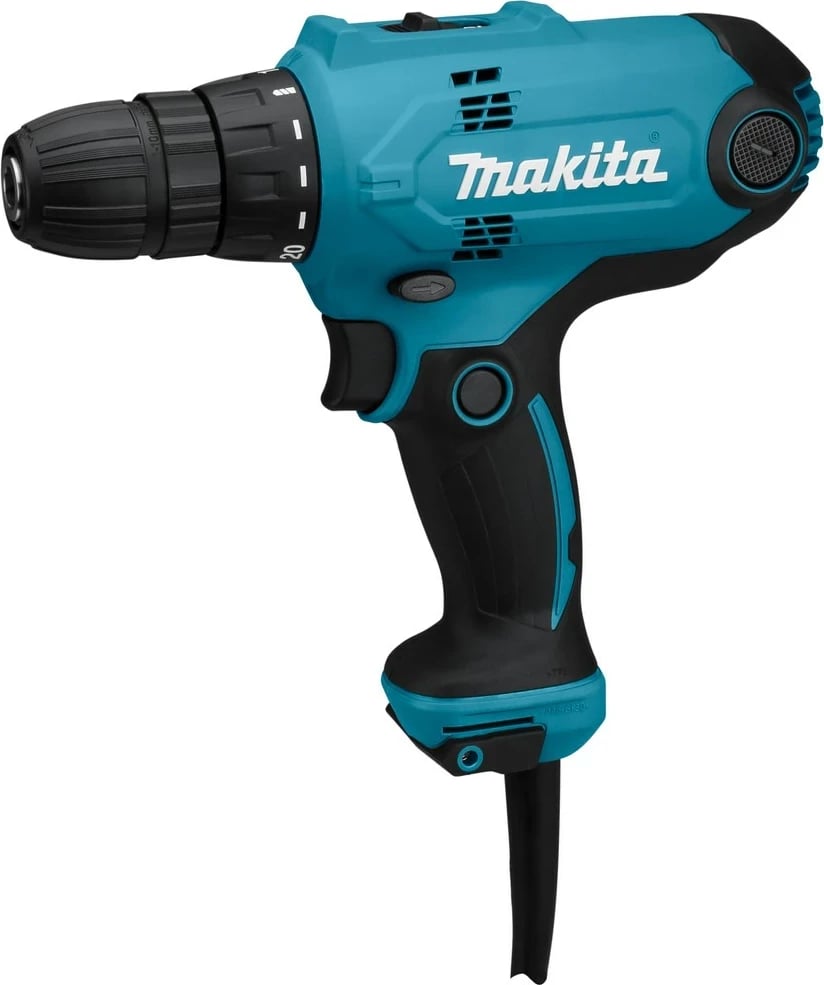 Vidafiks Makita DF0300, 1500 RPM, pa çelës, 1.2 kg, zi/blu