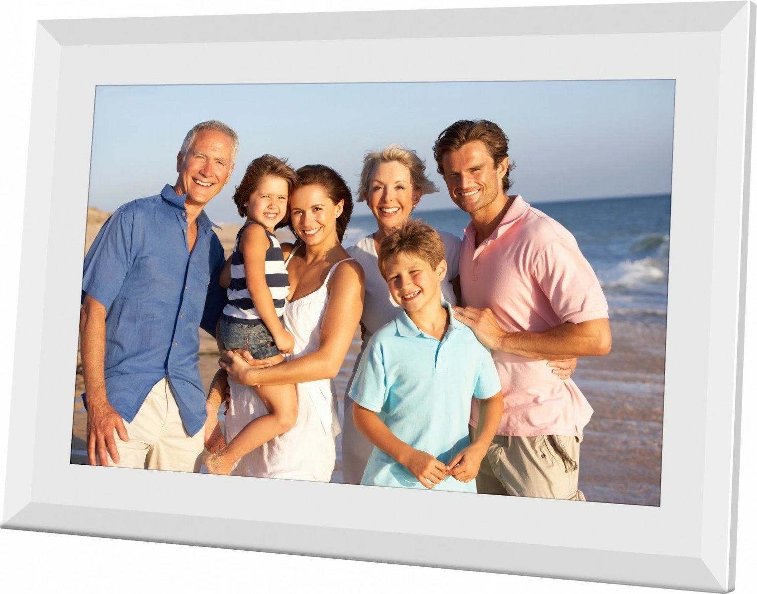 Kornizë digjitale Sencor SDF 1091W, 10.1 inç, 4.6 GB, e bardhë Kornizë digjitale Sencor SDF 1091W, 10.1 inç, 4.6 GB, e bardhë