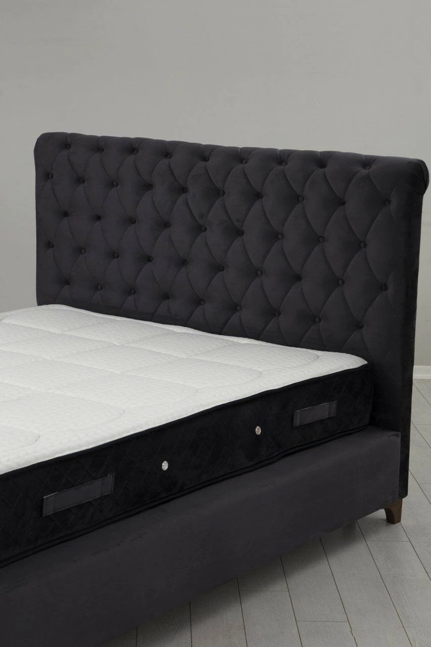 Set dysheku, baza dhe shtrati Skye Decor, deluxe, 150x200, ngjyrë antracit