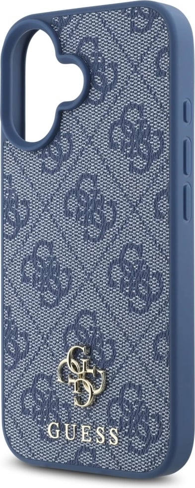 Mbështjellës Guess HC PU 4G Small 4G and Classic për iPhone 16, MagSafe, Blu