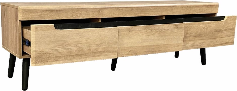 Komodë TV Grif, natyrale, 160x40x50