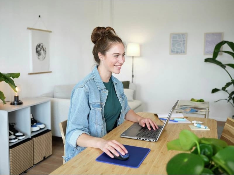 Mouse pad Trust për e-sport, blu