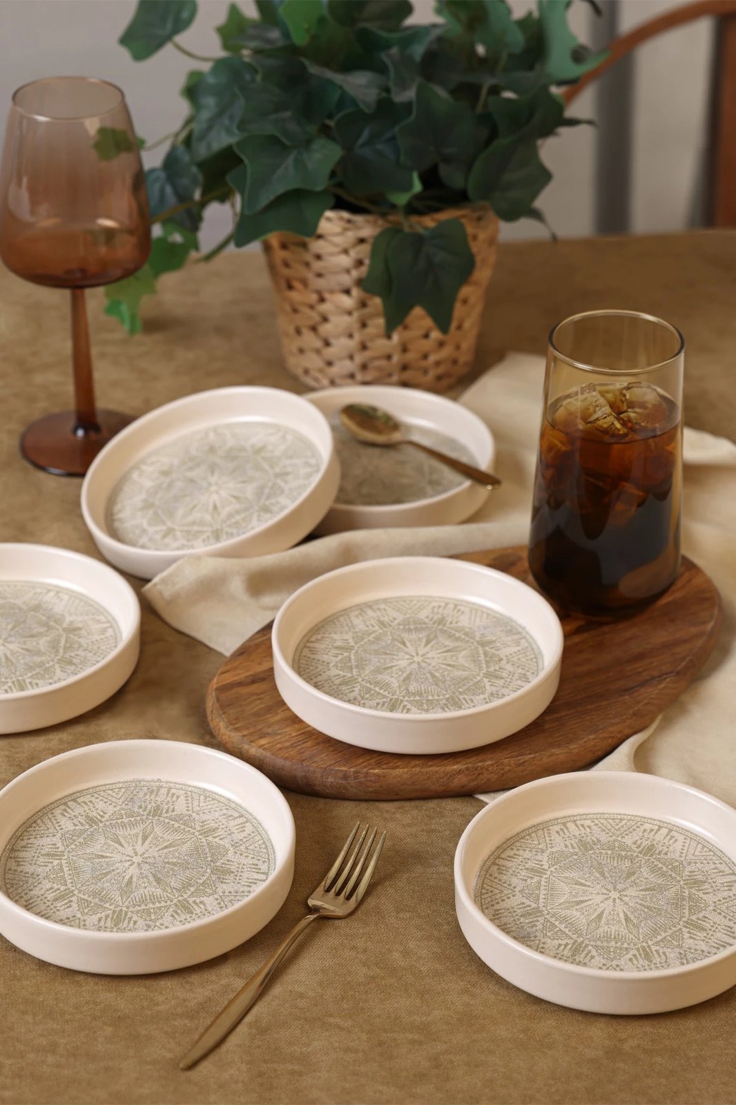 Set tasash qeramike (6 copë), Hermia Concept, X00017907