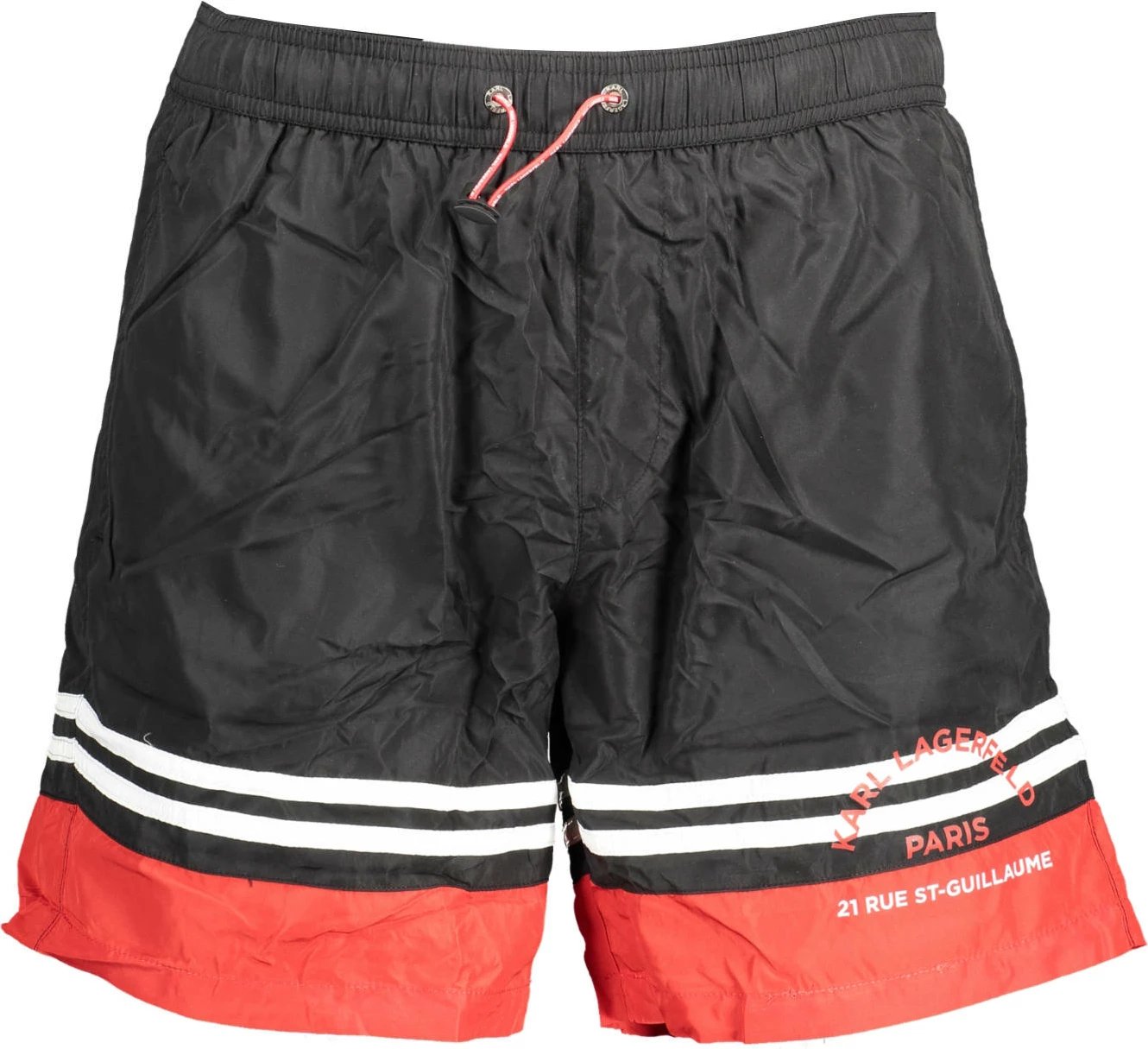 Shorce noti KARL LAGERFELD BEACHWEAR për meshkuj, të zeza
