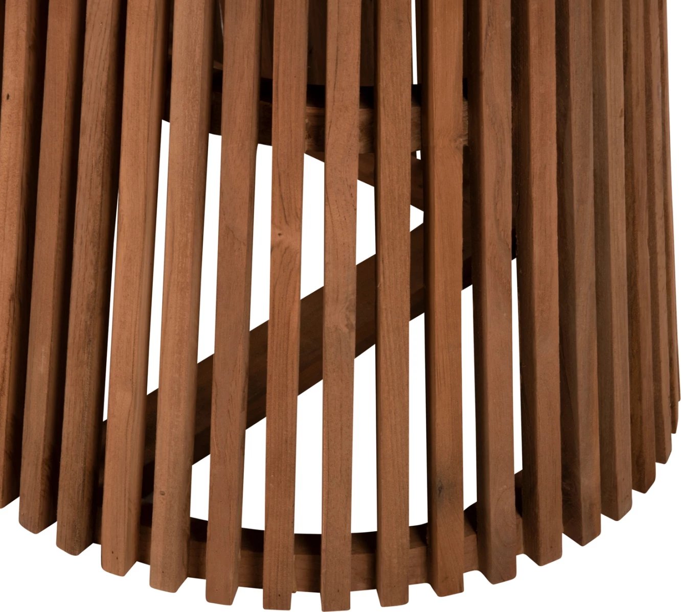 Tavolinë ngrënieje REMIK, dru tik i ricikluar, ngjyrë natyrale, 100x200x75.5 cm, sipërfaqe 4 cm