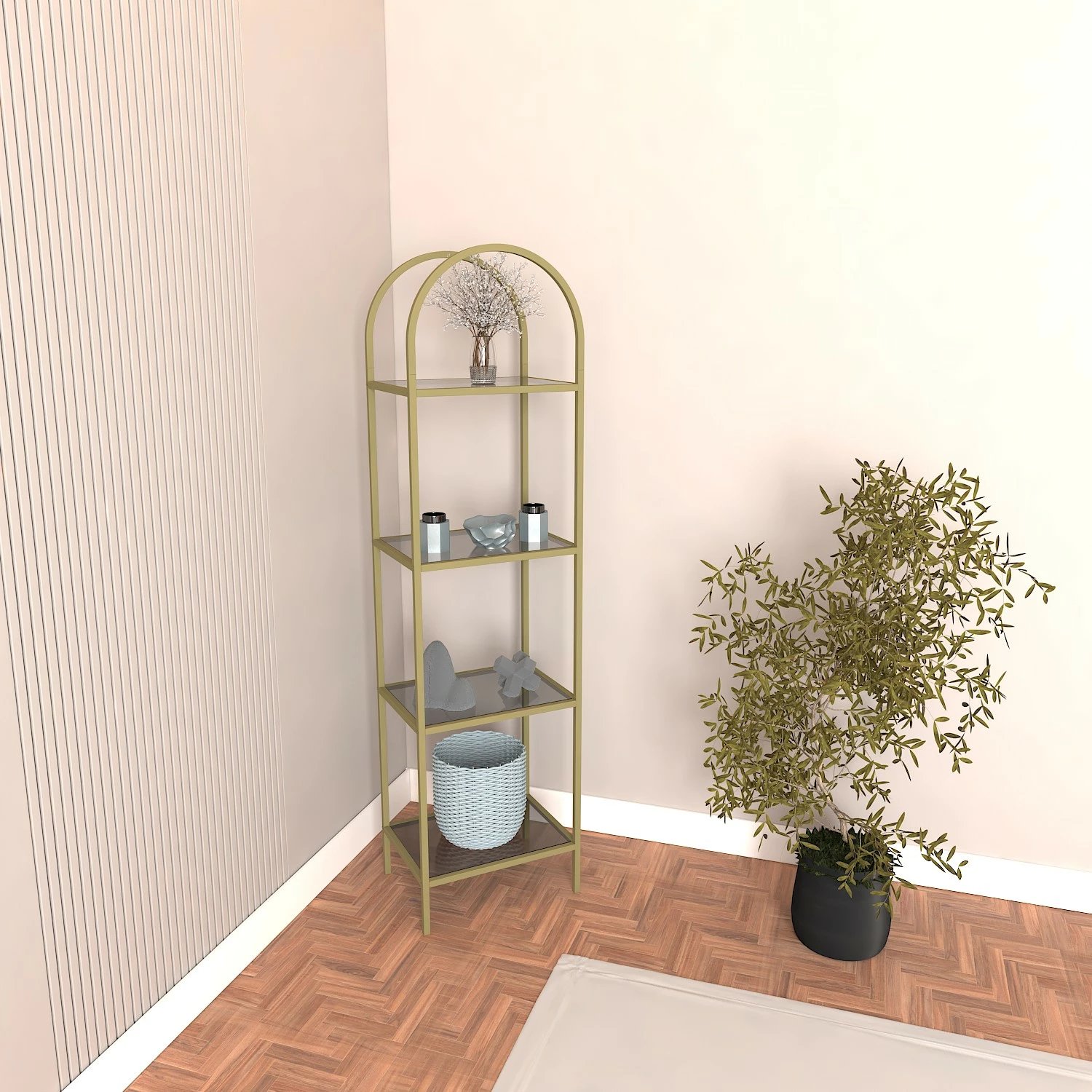 Raft anësor Hanah Home, Mona-Gold 40