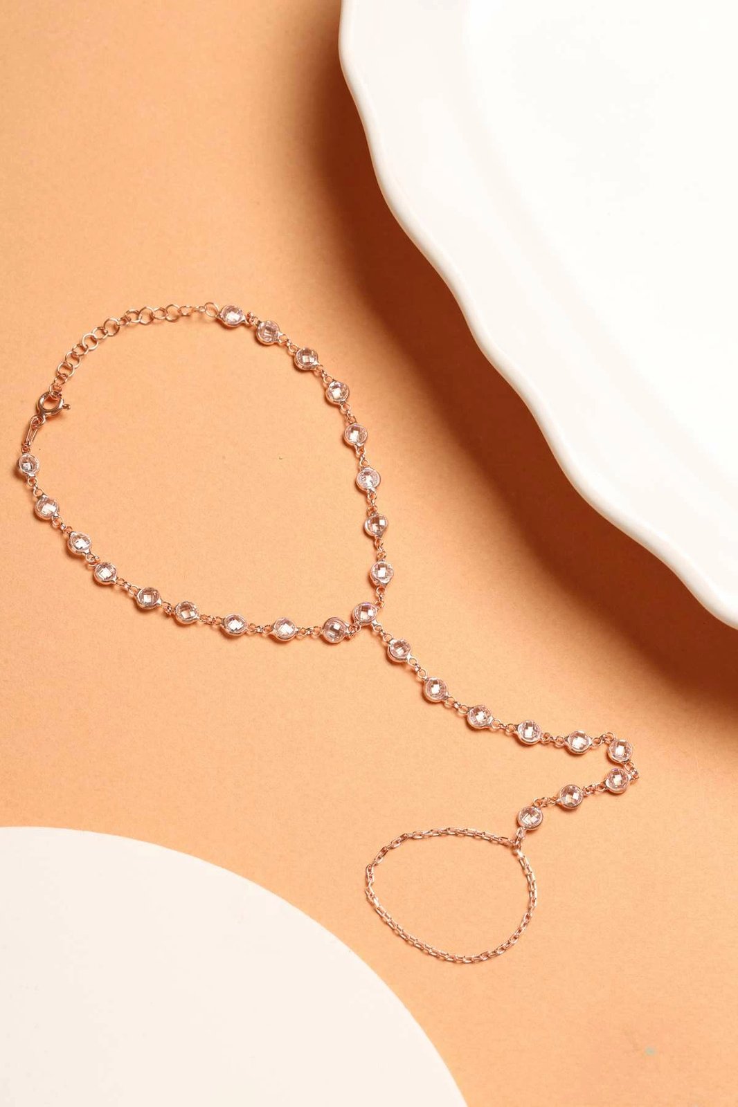 Zinxhir dore argjendi, ngjyrë rozë ari, Jumeon, TFNY65247R