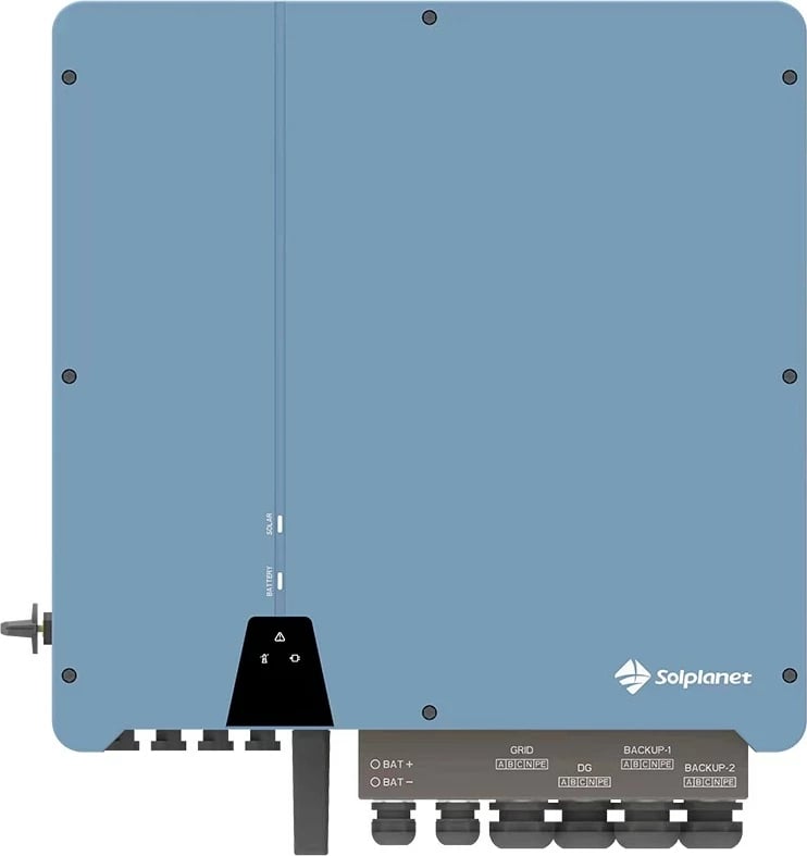 Inverter diellor hibrid Solplanet ASW10000H-T1, i kaltër