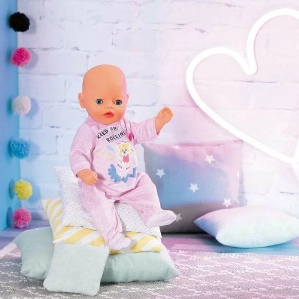 Rroba gjumi për kukulla BABY born, Zapf, 36 cm, rozë, me varëse