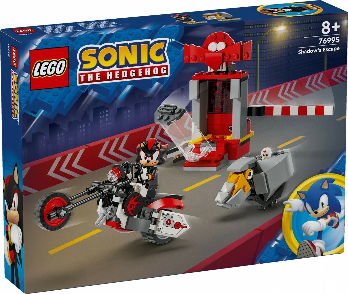 Set LEGO Sonic the Hedgehog 76995 Shadow's Escape, 196 pjesë, plastikë