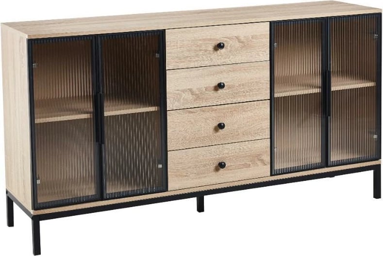 Komodë TV druri Nextdeco H85x40x160 cm