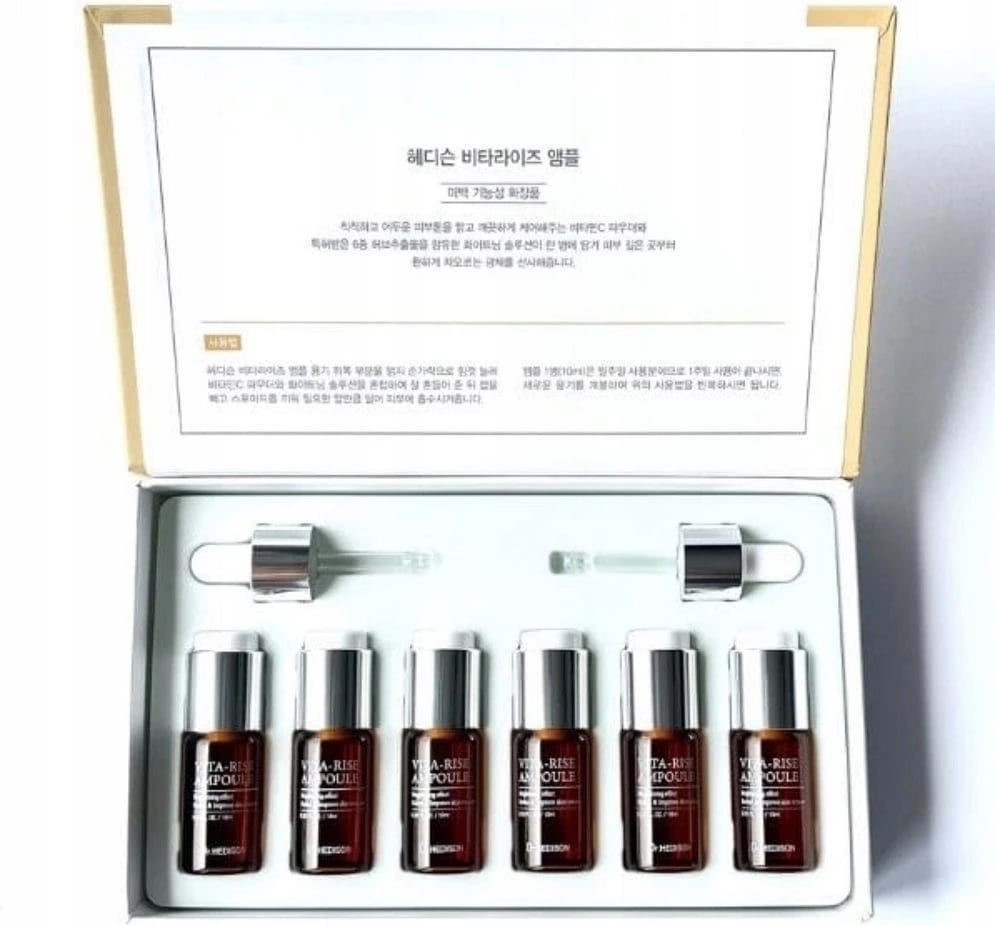 Ampula për fytyrë Dr.HEDISON Vita-Rise Ampoule Brightening për femra 6x10ml