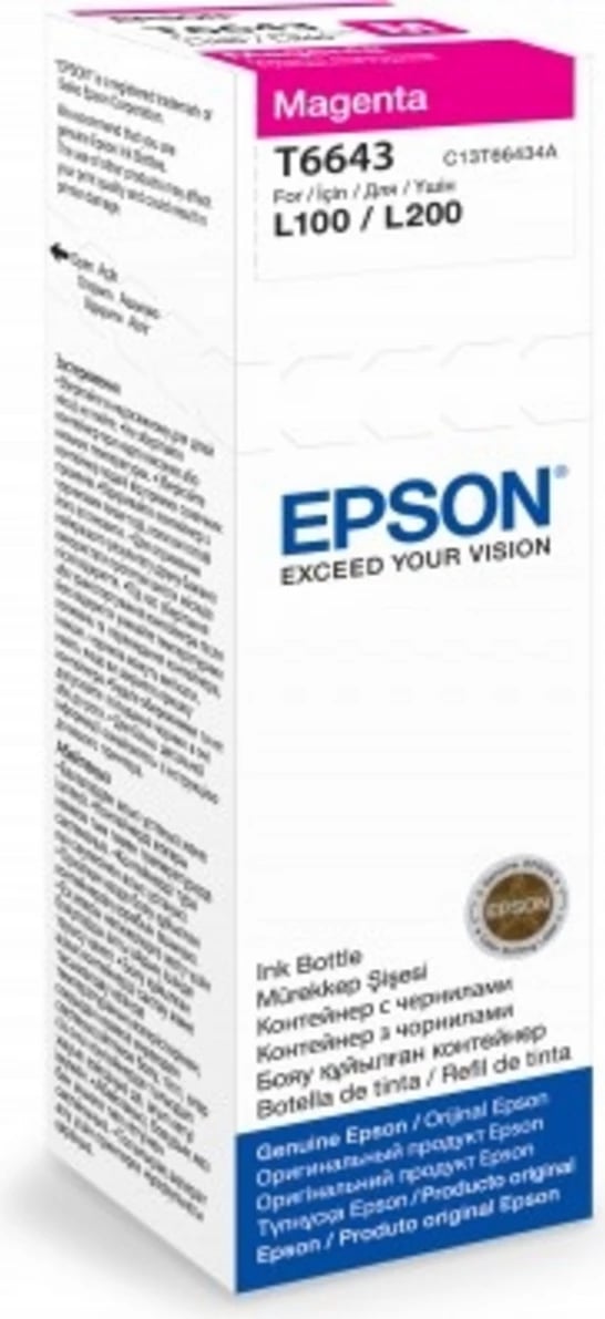 Shishe boje printeri Epson T6643 C13T66434A standard, magenta