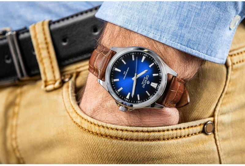 Orë dore për meshkuj Giewont, kafe e kaltër