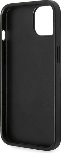 Mbështjellës Karl Lagerfeld KLHCP14MSAPCHK për iPhone 14 Plus 6.7", Saffiano Choupette Head Patch, i zi