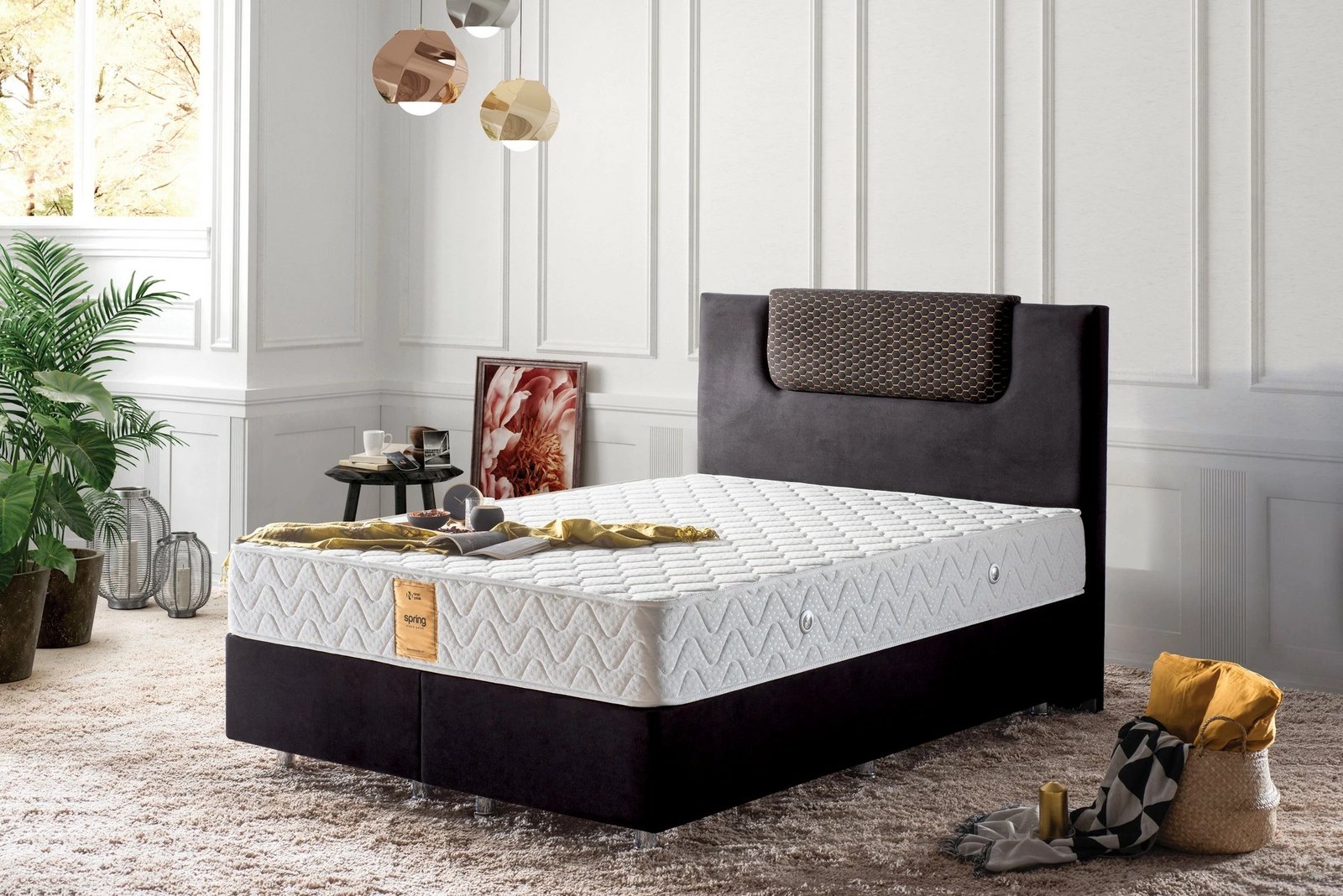 Dyshek dopio Skye Decor, susta dhe memory foam, 160x200cm