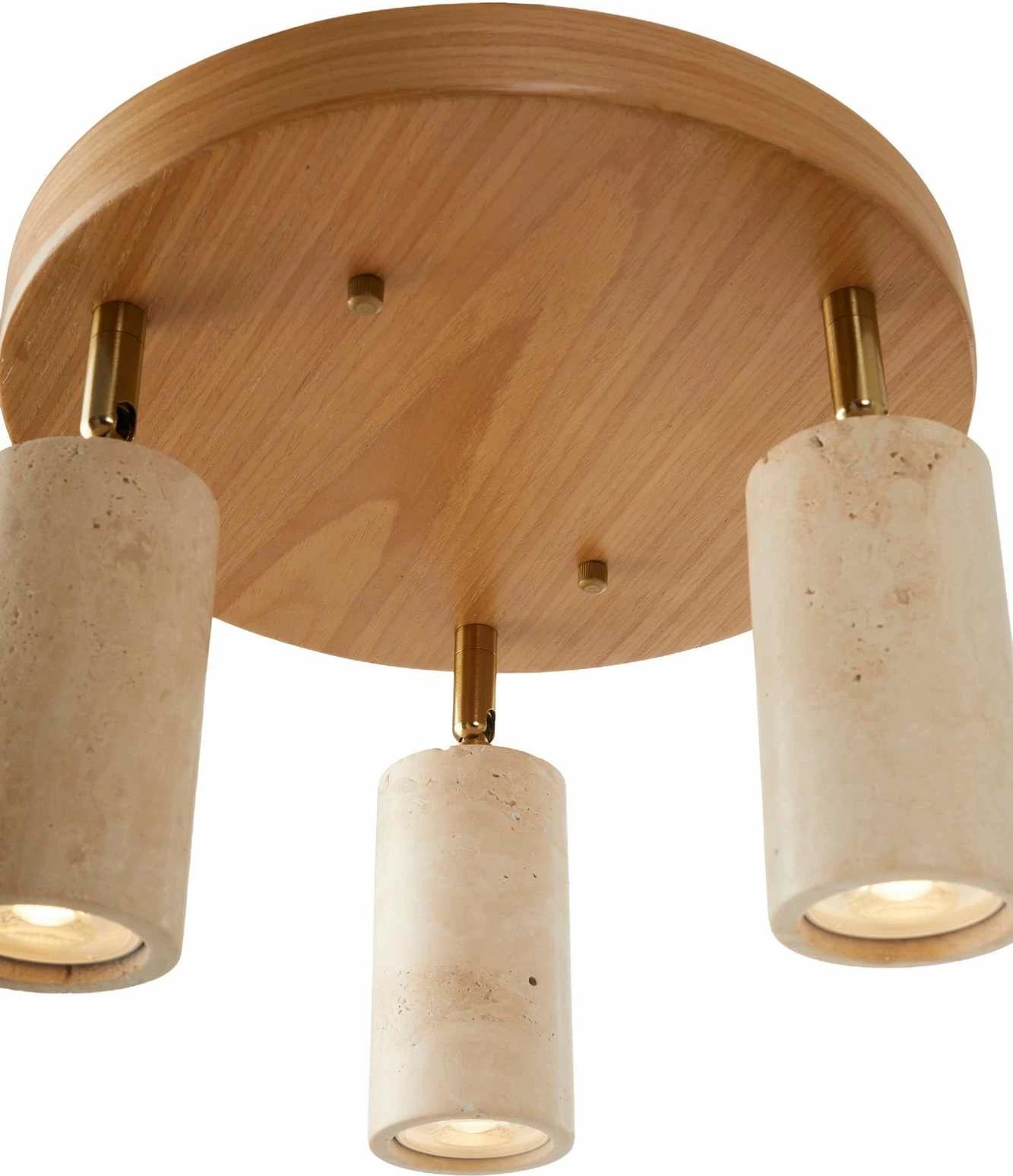 Llambë tavani prej druri, Opviq Nur C, ngjyrë lisi dhe bezhë