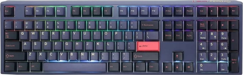 Tastierë gaming Ducky One 3, e kaltër