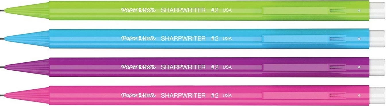Laps mekanik PaperMate Non-Stop 0.7mm, 12 copë, ngjyra të përziera