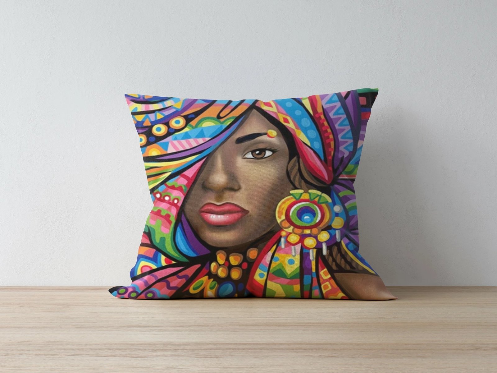 Jastëk dekorativ Aberto Design, a1171, shumëngjyrësh, 43x43cm