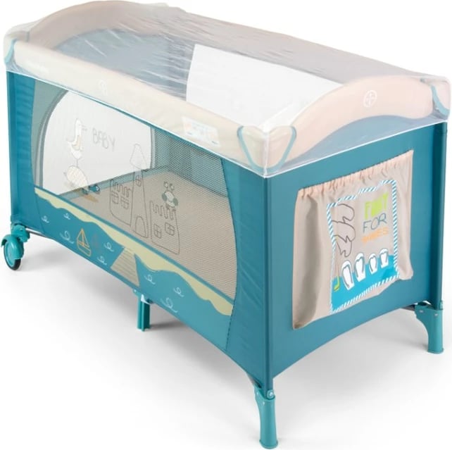 Rrjetë mushkonjash për krevat udhëtimi, Milly Mally, universale 120x60 cm, 100% poliester, e bardhë