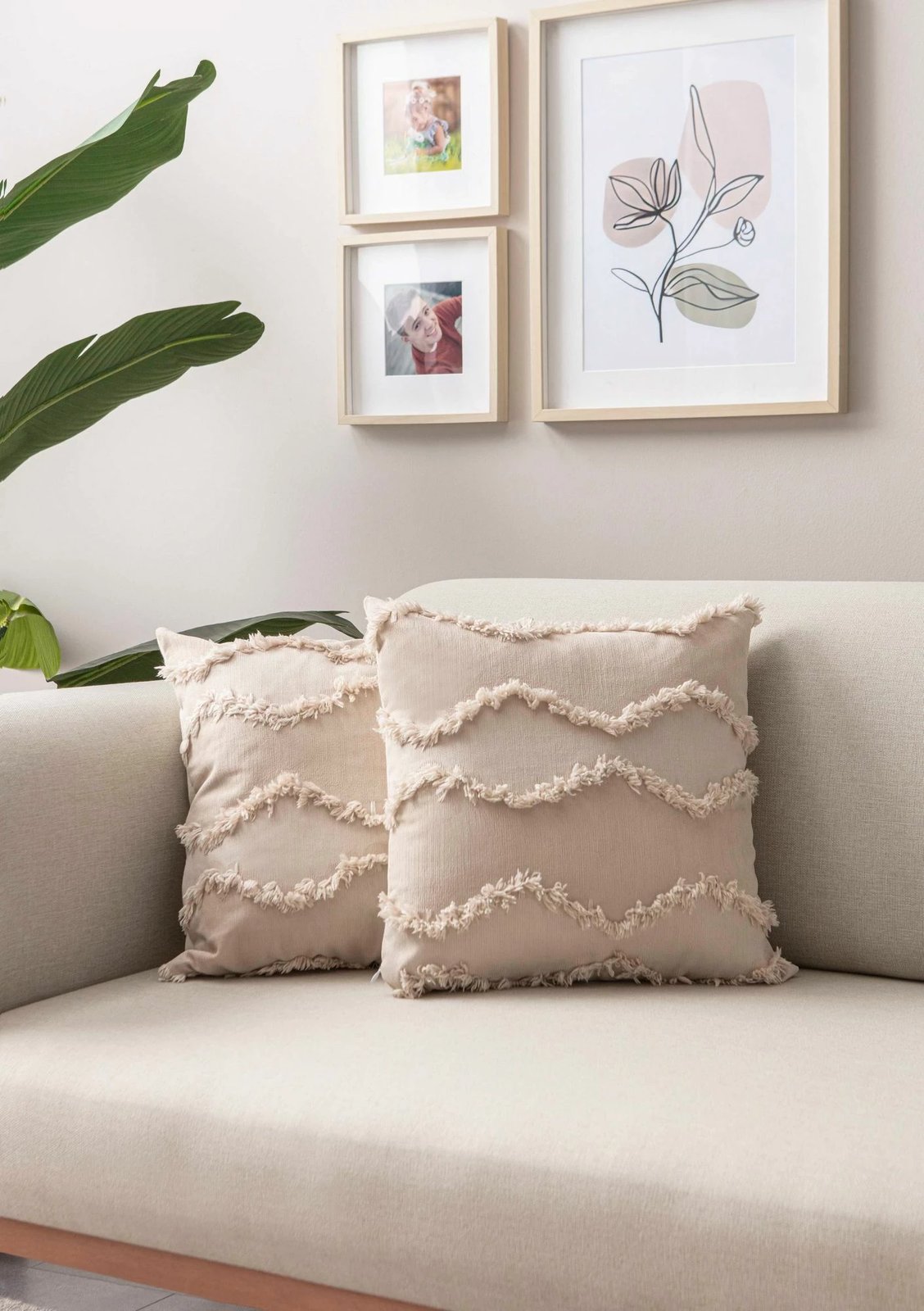 Set mbulesash për jastëkë (2 copë), Evila Originals, bezhë, 2029