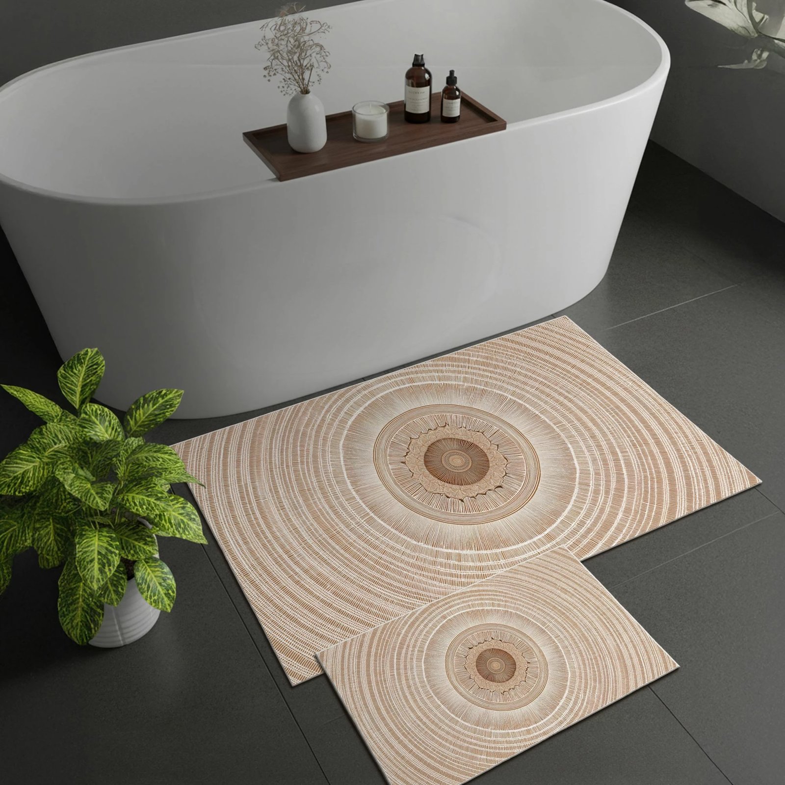 Set tapetash për banjo (2 copë), Mijolnir, Asr34, bezhë