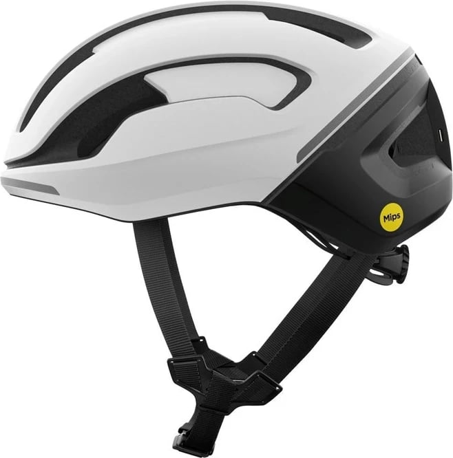 Helmetë POC Omne Beacon MIPS, M/54-59cm, Bardhë, portokalli