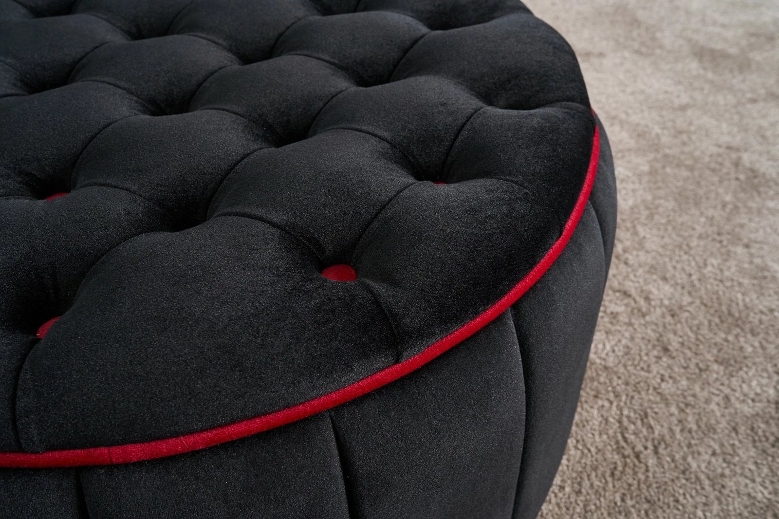 Puf Atelier del Sofa, Jasmin, anthracite dhe rozë