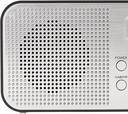 Radio portativ, Adler, CR 1179, DAB/DAB+/FM, ekran LCD, memorie 20 stacione, alarm, bateri 2000mAh, argjendtë/zezë