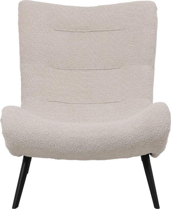 Karrige boucle, ngjyrë bezhë, 97x80x100cm