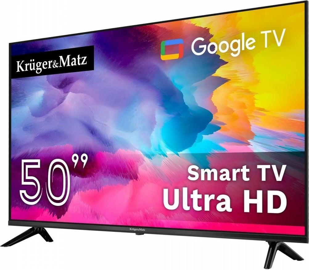 Televizor Smart Kruger & Matz KM0250UHD-SA, 50", Ultra HD, Google TV